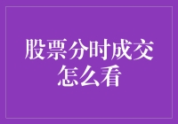 股票分时成交，看懂它，你就是股市中的武林高手