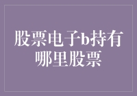 股票电子b：一只装满笑话的股票，你要不要尝尝？