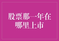 股票那一年在哪里上市：一场穿梭股市时光的奇妙之旅