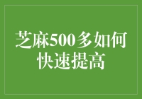 芝麻分500多如何快速提高？掌握这四大方法，让你信用分蹭蹭涨