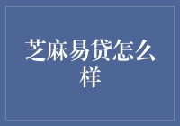 芝麻易贷：解读蚂蚁集团信用贷款服务