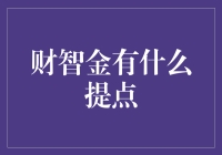 财智金：你的财富智慧之选？