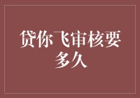 贷你飞审核要多久？告诉你，可能比你等外卖还慢！