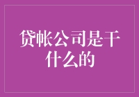 贷帐公司：金融行业的幕后推手