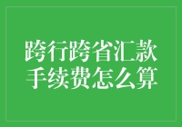 跨行跨省汇款手续费：一场神秘的解谜之旅