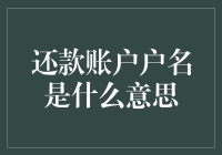 你没听错，还款账户户名就是你的债务信条！