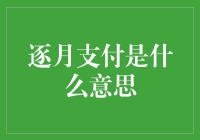 逐月支付？听起来高大上，但到底是什么鬼？