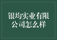 银均实业有限公司：一家让优秀听起来像拖油瓶的公司