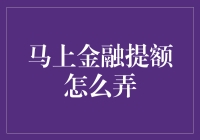 如何提高马上金融的信用额度：有效策略与技巧