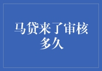 马贷来了审核流程深度解析：破解效率之谜