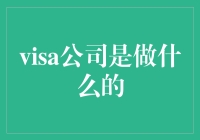 Visa公司？难道是给签证服务的？